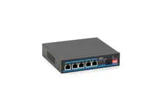 Коммутатор неуправляемый 6 портов RJ45/SFP 10 100 1000 Мб/с PoE 65Вт с ИБП