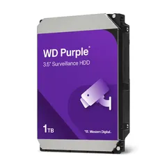 Жесткий диск 3.5'' 1 ТБ Purple, SATAIII, 5400 об/мин, 64 МБ