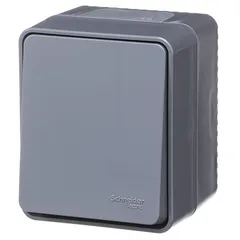 AtlasDesign PROFI IP54 О/У 1-клавишный ВЫКЛЮЧАТЕЛЬ 10 АХ, КОРИЧНЕВЫЙ