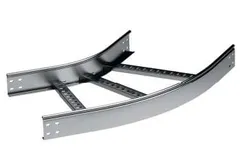 Угол горизонтальный 45 градусов 100x200 R600 лонжерон 1,5 мм в комплекте крепежные элементы соединительные пластины