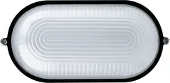 Светильник НПП-60w термостойкий овальный без решетки IP54 черный