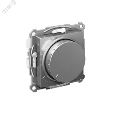 ATLASDESIGN СВЕТОРЕГУЛЯТОР (диммер) повор-нажим, LED, RC, 400Вт, мех., СТАЛЬ