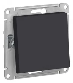ATLASDESIGN AQUA 1-клавишный ПЕРЕКЛЮЧАТЕЛЬ IP44, сх.6, 10АХ, механизм, КАРБОН