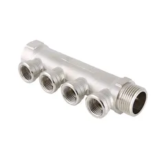 Коллектор 3/4'x2 выхода 1/2' ВР