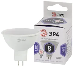 Лампа светодиодная LED 8 Вт 640Лм 6000К софит холодный GU5.3 170-265В LED MR16-8W-860-GU5.3 Standart
