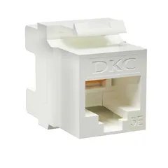 Модуль Кейстоун (Keystone) RJ45 CAT5E неэкр180 градусов белый