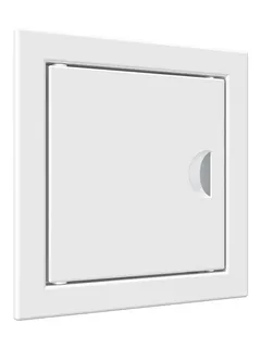 Люк-дверца ревизионная с ручкой, из ABS пластика 122х122 и с фланцем 98х98