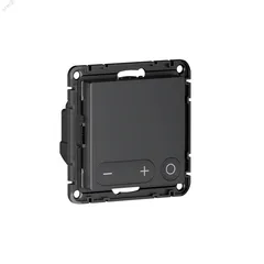 ATLASDESIGN SMART Термостат программируемый для   электрического теплого пола, Zigbee, 16 А, мех.,  ЧЕРНЫЙ