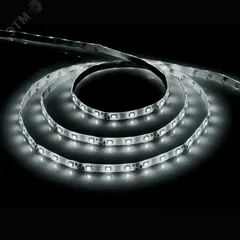 Лента светодиодная 4.8Вт/м 12В 4000К IP20 60LED/м LS603
