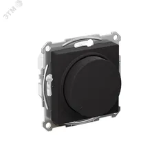 ATLASDESIGN СВЕТОРЕГУЛЯТОР (диммер) повор-нажим, LED, RC, 400Вт, мех., КАРБОН
