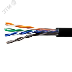 Витая пара U/UTP кат 5e 4x2xAWG24 Median Cu PE OUT