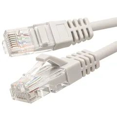 Патч-корд UTP 5e 4x2 26AWGCu LSZH серый 0.3м