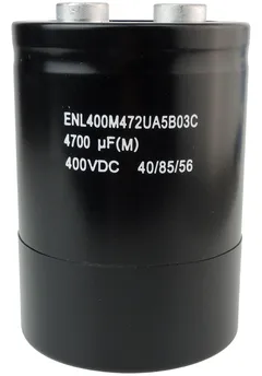 Конденсатор электролитический силовой 400V 4700uF (400В 4700мкФ) 85C