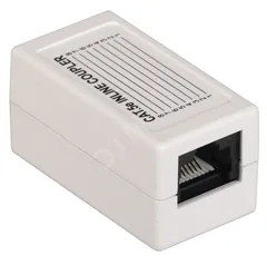 Проходной адаптер кат.5E UTP тип RJ45-RJ45 (8P8C) белый