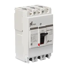 Выключатель автоматический ВА04-31Про 3P 100А Icu-20kA (125П) Контактор