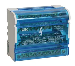 Шины на DIN-рейку в корпусе (кросс-модуль) ШНК 4х11 3L+PEN
