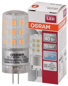 LEDPPIN 40 3.5W/840 G4 12V 450Lm d18x50 - LED лампа OSRAM