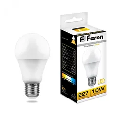 Лампа светодиодная LED 10вт Е27 теплый