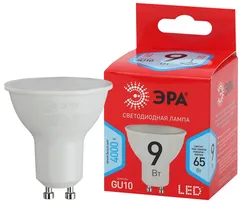 Лампа светодиодная LED 9 Вт 720Лм 4000К софит нейтральный GU10 220-240В LED MR16-9W-840-GU10 Red Line