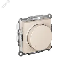 ATLASDESIGN СВЕТОРЕГУЛЯТОР (диммер) повор-нажим, LED, RC, 400Вт, мех., БЕЖЕВЫЙ