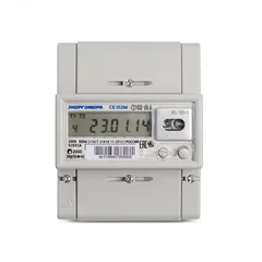 Счетчик электроэнергии CE102M R5 145-A однофазный многотарифный, 560, класс точности 1.0, D, ЖКИ, RS485 Мск