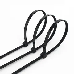 Хомут-стяжки ленточные 4x300 (3,6x300) черный 100шт нейлон полиамид - 3 упак