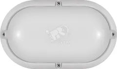 Светильник светодиодный ДБП-7w 4000К 520 Лм овальный пластиковый IP65 белый