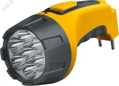 Фонарь светодиодный NPT-CP04-ACCU 7LED аккумуляторный с вилкой для зарядки пластик