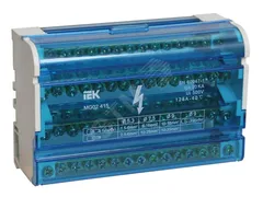 Шины на DIN-рейку в корпусе (кросс-модуль) ШНК 4х15 3L+PEN