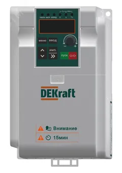 Преобразователь частоты DEKV060-2.2./3.7кВт 3 фазы 380В с торм. модулем