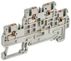 ARMAFIX Клемма пружин. Push-in CP-ML 2 ур. 1,5мм2 серая