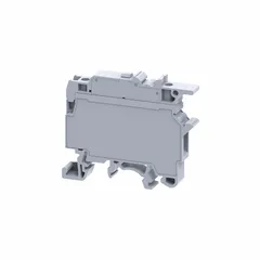 Клемма для предохранителей 5x20, 4 кв.мм винтовая серая OptiClip
