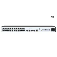 Коммутатор управляемый L2 24 порта RJ45/SFP 10/100/1000 Мб/с