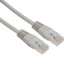 Патч-корд категории 5e UTP LSZH CCA 0.5м серый    18-8001