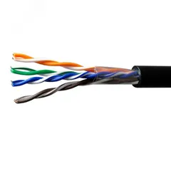 Витая пара U/UTP кат 5e 4x2x0.51 Premium Cu PE OUT 305м