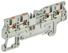 ARMAFIX Клемма пружин. Push-in CP-MC 4 вывода 1,5мм2 серая