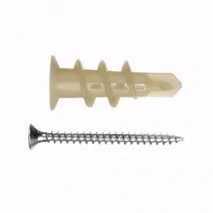 Дюбель DRIVA NYLON с шурупом (4шт)
