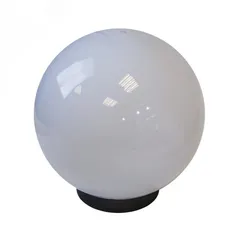 Светильник на опору/кронштейн НТУ 01-60-300 шар белый IP44 Е27 max100Вт d300mm