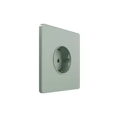 Розетка С/У с ЗК (250В, 16А, защит.шторки), Таежное утро , Systeme Infinity