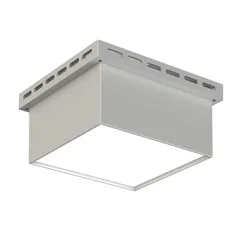 Светильник светодиодный CSVT LED-GR 8 90x90x40 CRI80 4000 opal-sand IP40 черный встраиваемый грильято DOB