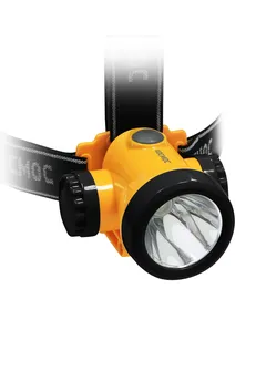 Фонарь налобный аккумуляторный, 3W LED, аккумулятор 3,7V 1200 mAh, 240 Lm, 8 часов
