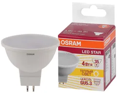 LS MR16 35 110° 4W /830 220-240V GU5.3 350lm d50x45 - LED лампа OSRAM