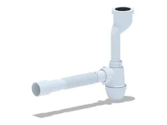 Сифон для ванны АНИ 1 1/2'X40 с выпуском и переливом