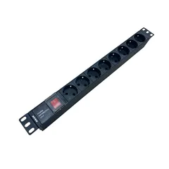 Огранизатор щеточный , крепление 19 1U, черный RAL 9005