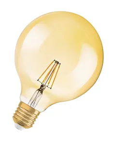 Vintage 1906 LED CL GLOBE125 DIM FIL GOLD 55 7W/825 E27 173x125мм - глоб OSRAM