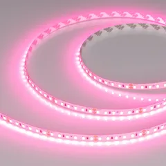 Светодиодная лента RT-A120-8mm 24V Pink (9.6 W/m, IP20, 2835, 5m)
