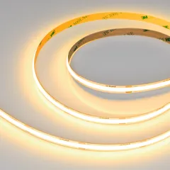 Светодиодная лента COB-X480-8mm 24V Gold (8 W/m, IP20, 5m)