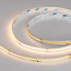 Светодиодная лента SPI-COB-X378-12mm 24V Warm2700-PX63-BPT (7 W/m, IP20, 5m)