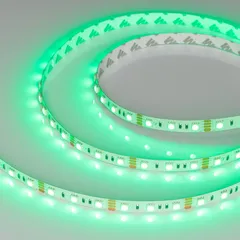 Светодиодная лента RT-B60-10mm 12V RGB (14.4 W/m, IP20, 5060, 5m)