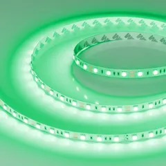 Светодиодная лента RT-B60-10mm 12V Green (14.4 W/m, IP20, 5060, 5m)